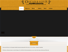 Tablet Screenshot of oscarandsons.com.au